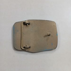 ABC Bowling Mobile vintage belt buckle – back view