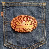 ABC Bowling Reno vintage belt buckle – on jeans back pocket