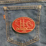 ADWOC vintage belt buckle – on jeans back pocket