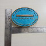 Alaska Natural Gas US Eastern Leg vintage belt buckle – with ruler for size