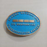 Alaska Natural Gas US Western Leg vintage belt buckle – front view