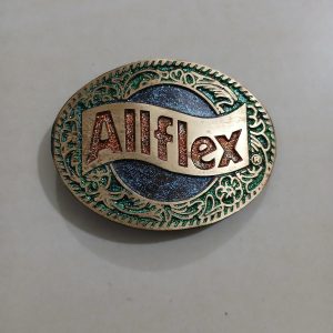 Allflex vintage belt buckle – front view
