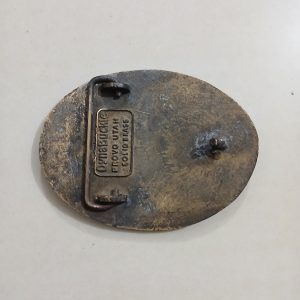 Allflex vintage belt buckle – back view