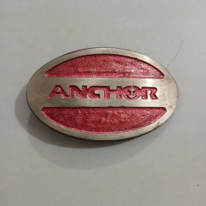 Anchor Hocking vintage belt buckle – front view
