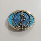 Anchor vintage belt buckle – front view