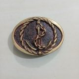 Anchor vintage belt buckle – front view
