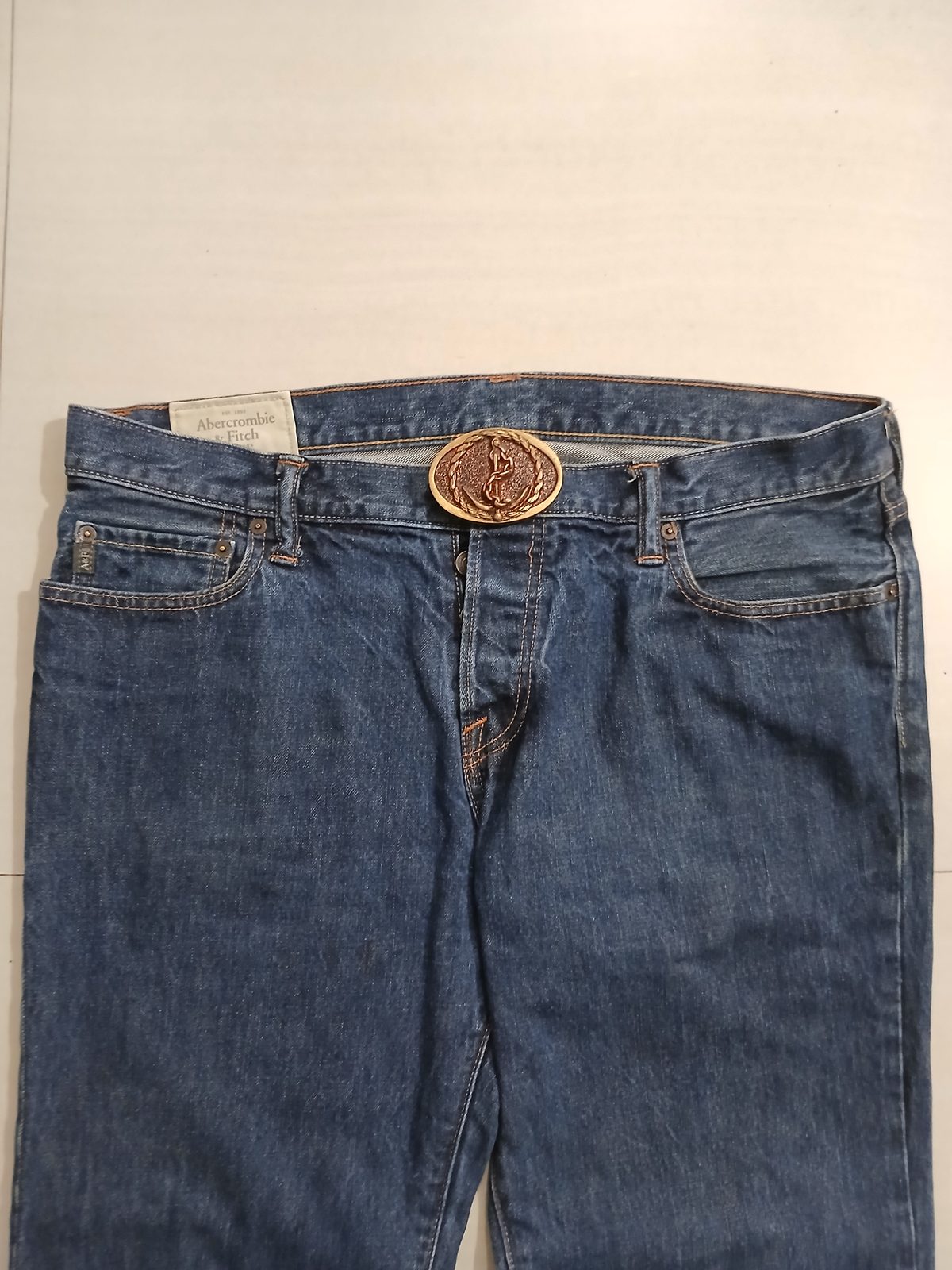 Anchor Vintage Belt Buckle – Worn on belt with jeans Anchor vintage belt buckle – worn on belt with jeans