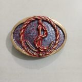 Anchor vintage belt buckle – front view