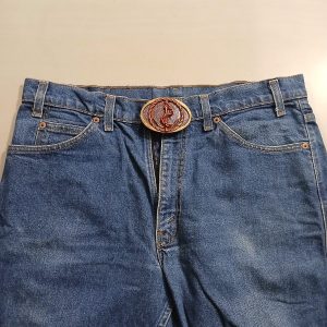 Anchor vintage belt buckle – worn on belt with jeans