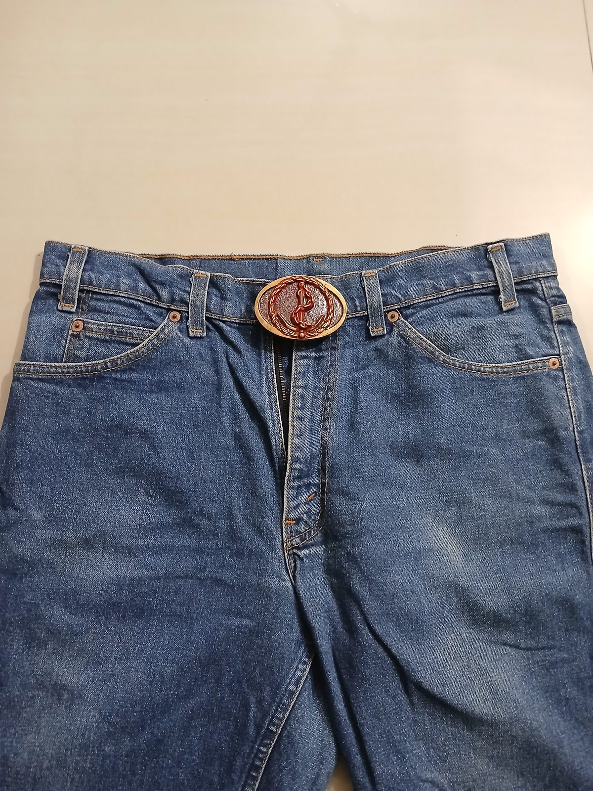 Anchor Vintage Belt Buckle – Worn on belt with jeans Anchor vintage belt buckle – worn on belt with jeans
