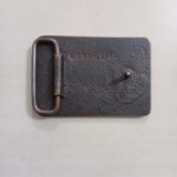 Antique Engine Collectors vintage belt buckle – back view