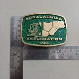 Appalachian Exploration Inc vintage belt buckle – with ruler for size