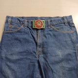 ARCO Los Angeles Refinery vintage belt buckle – worn on belt with jeans
