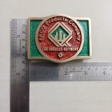 ARCO Los Angeles Refinery vintage belt buckle – with ruler for size