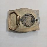 Arizona Saguaro Cactus vintage belt buckle – back view