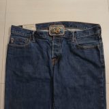 Arkansas Razorback vintage belt buckle – worn on belt with jeans