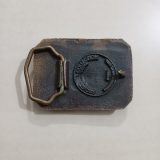 Arkansas Razorback vintage belt buckle – back view