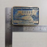 Atkinson 84-97 vintage belt buckle – with ruler for size
