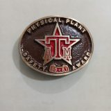 ATM Safety Award 80-81 vintage belt buckle – front view