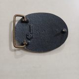 ATM Safety Award 80-81 vintage belt buckle – back view