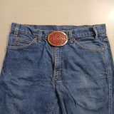 Austin vintage belt buckle – worn on belt with jeans
