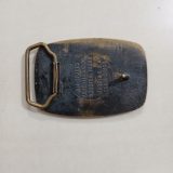 Baker Production Services vintage belt buckle – back view