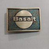 Basalt vintage belt buckle – front view