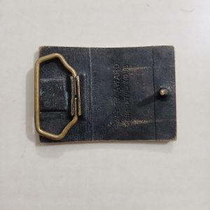Basalt vintage belt buckle – back view