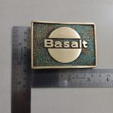 Basalt vintage belt buckle – with ruler for size