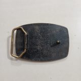 Bass Fish vintage belt buckle – back view