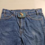 Bass Fish vintage belt buckle – worn on belt with jeans