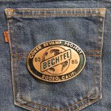 Bechtel Coker Project Rodeo Calif 83-85 vintage belt buckle – on jeans back pocket
