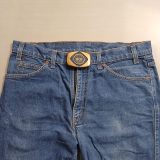 Bell Top Hand Award vintage belt buckle – worn on belt with jeans