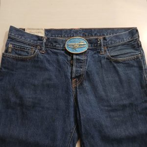 Biplane vintage belt buckle – worn on belt with jeans