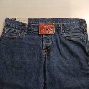 Blue Creek Coal Jim Walter 1990 Safety Award vintage belt buckle – worn on belt with jeans