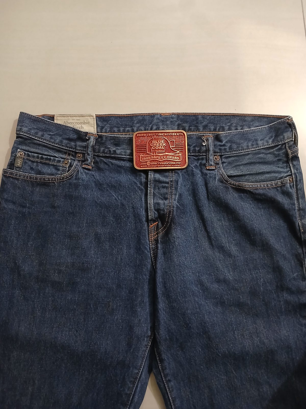 Blue Creek Coal Jim Walter 1990 Safety Award Vintage Belt Buckle – Worn on belt with jeans Blue Creek Coal Jim Walter 1990 Safety Award vintage belt buckle – worn on belt with jeans