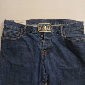 Blue Streak Industries vintage belt buckle – worn on belt with jeans