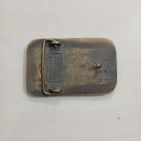 Blue Streak Industries vintage belt buckle – back view