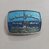 Bob Smith Oil Company Ventura California vintage belt buckle – front view