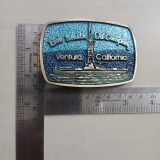 Bob Smith Oil Company Ventura California vintage belt buckle – with ruler for size