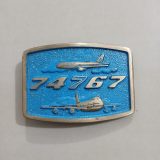 Boeing 747 767 vintage belt buckle – front view