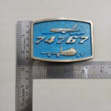 Boeing 747 767 vintage belt buckle – with ruler for size