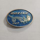 Boeing 747 vintage belt buckle – front view