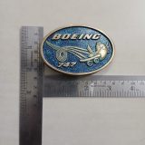 Boeing 747 vintage belt buckle – with ruler for size