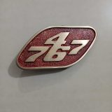 Boeing 767 vintage belt buckle – front view