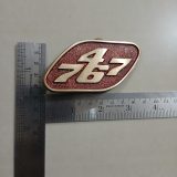 Boeing 767 vintage belt buckle – with ruler for size