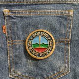 Boeing Marine Systems vintage belt buckle – on jeans back pocket