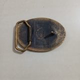 BOT Oil Tools vintage belt buckle – back view