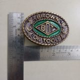 BOT Oil Tools vintage belt buckle – with ruler for size