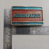 Bridgestone vintage belt buckle – with ruler for size